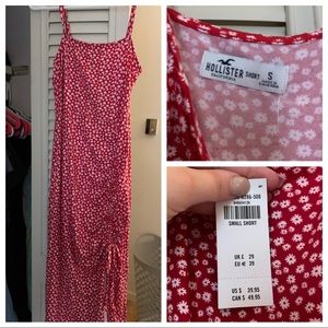 Hollister Floral Dress Red